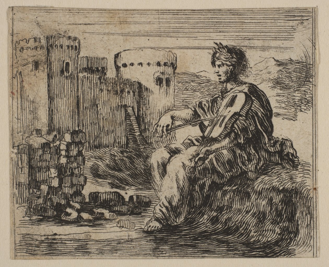 Amphion, from Game of Mythology by Stefano della Bella