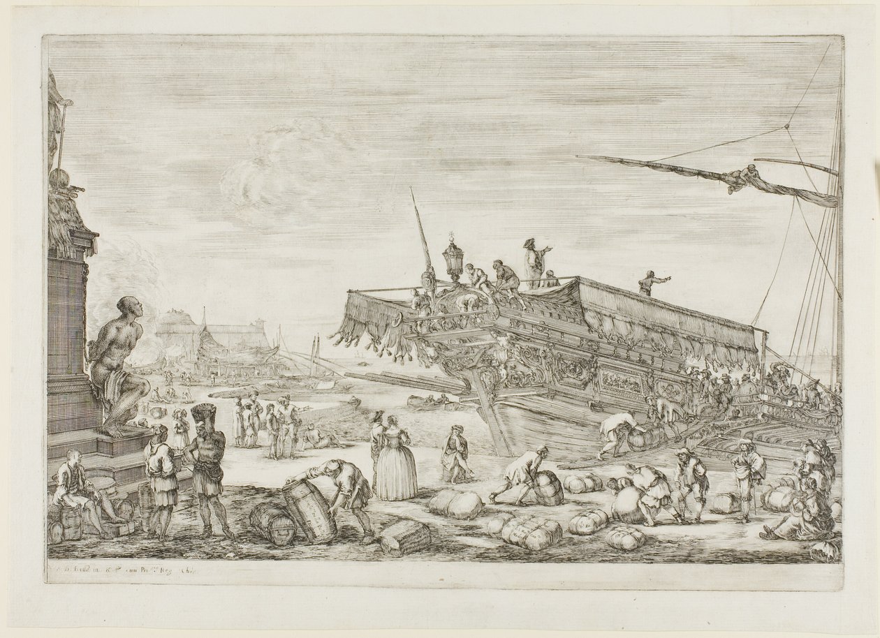Change of a Galley of the Order of Saint Stephen by Stefano della Bella