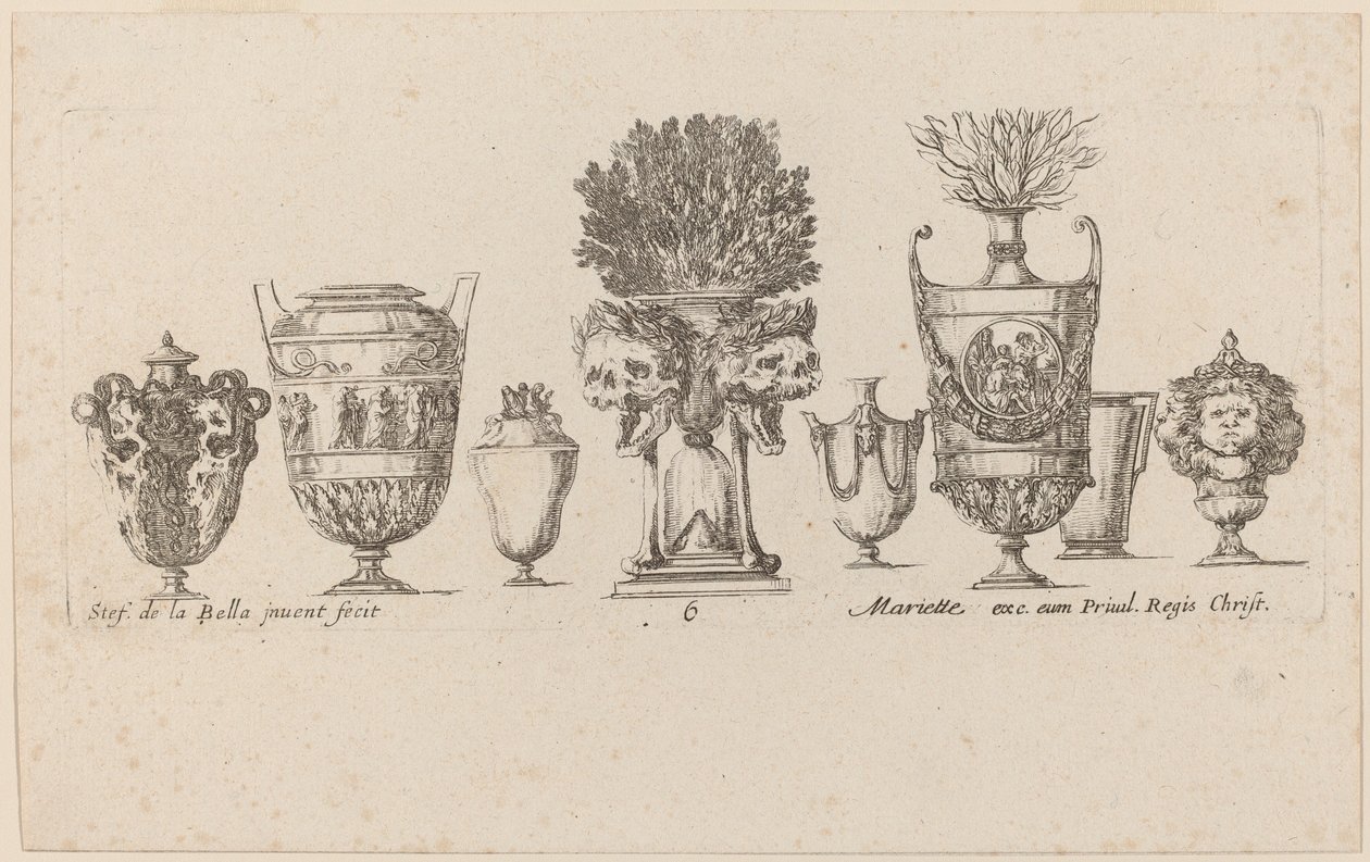 Fantastic Vases by Stefano della Bella