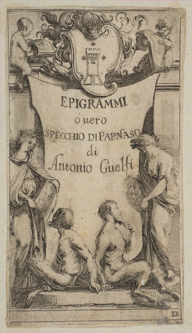 Frontispiece for Epigrammi de Guelfi, ca. 1636 by Stefano della Bella