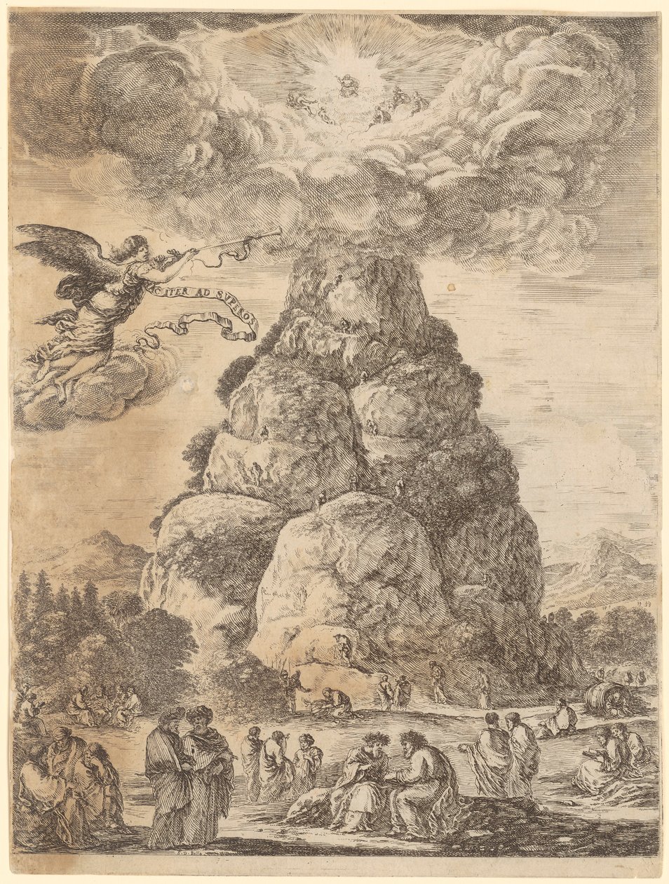 Parnassus, Rock of the Philosophers by Stefano della Bella