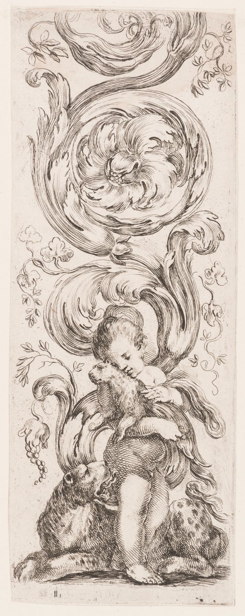 Plate, from the series Ornaments or Grotesques by Stefano della Bella