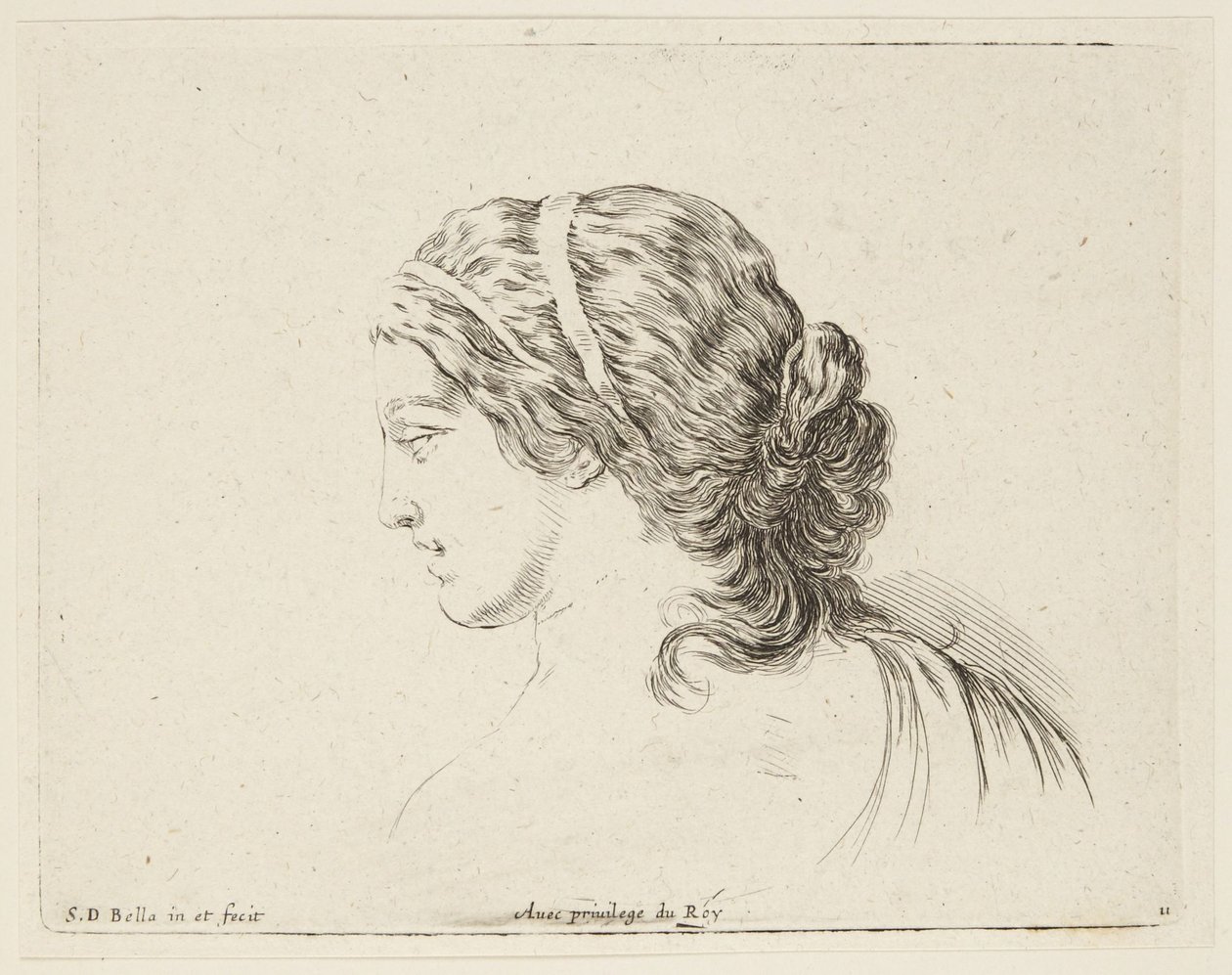 Study (I principii del disegno, 11) by Stefano della Bella