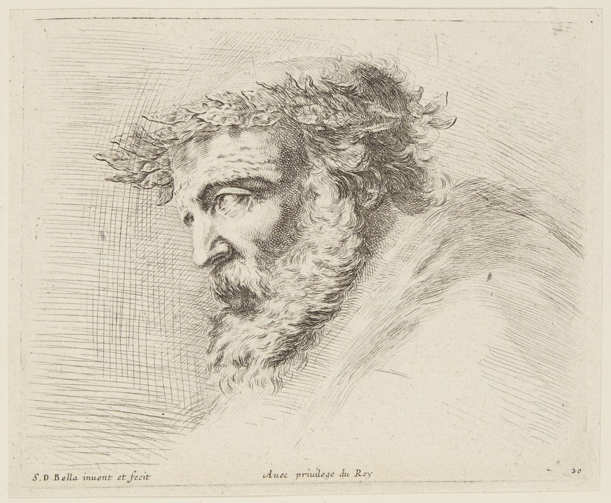 Study (I principii del disegno, 20) by Stefano della Bella