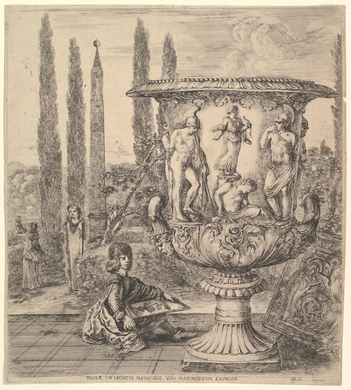 The Medici Vase, 1656 by Stefano della Bella
