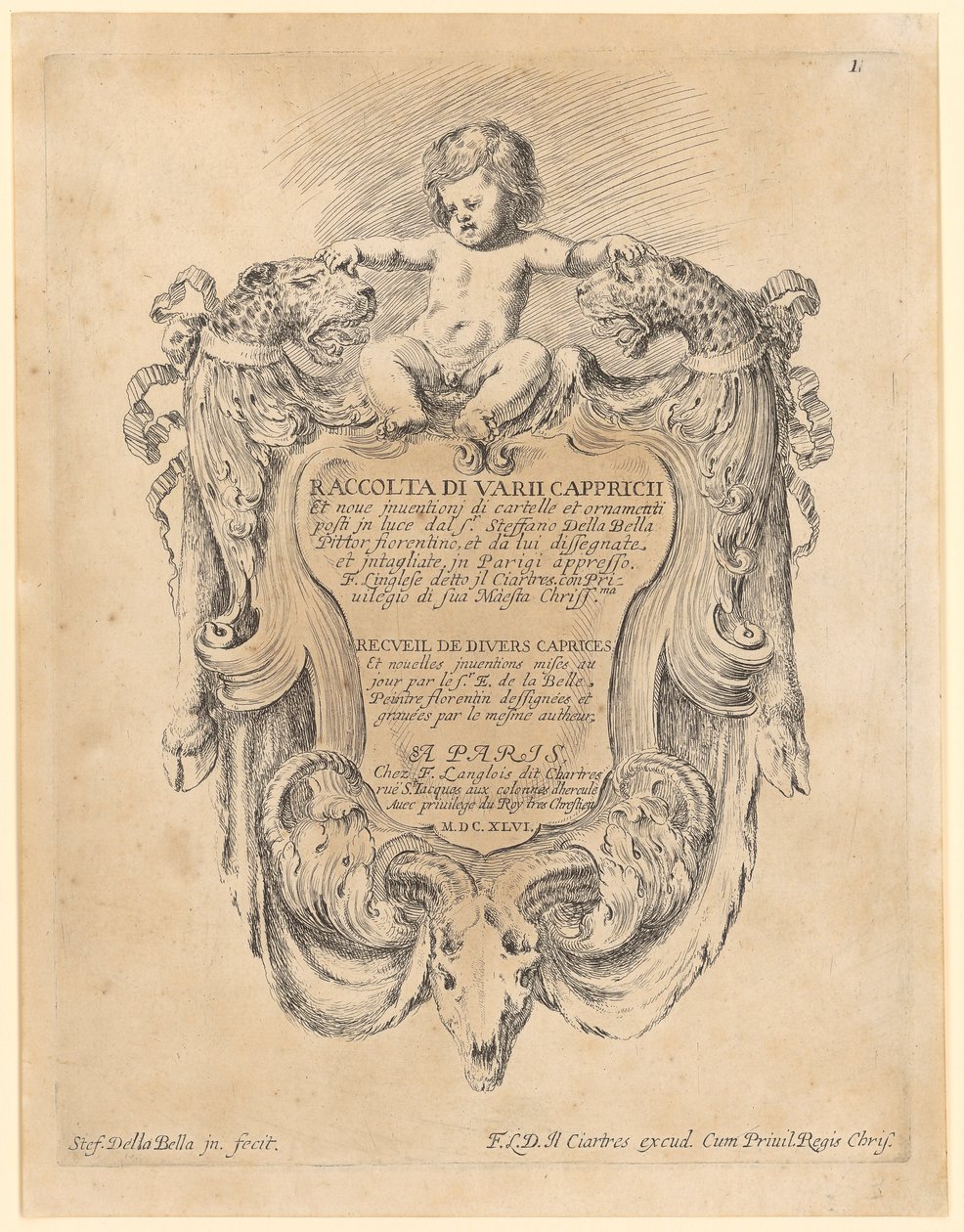 Title Page by Stefano della Bella