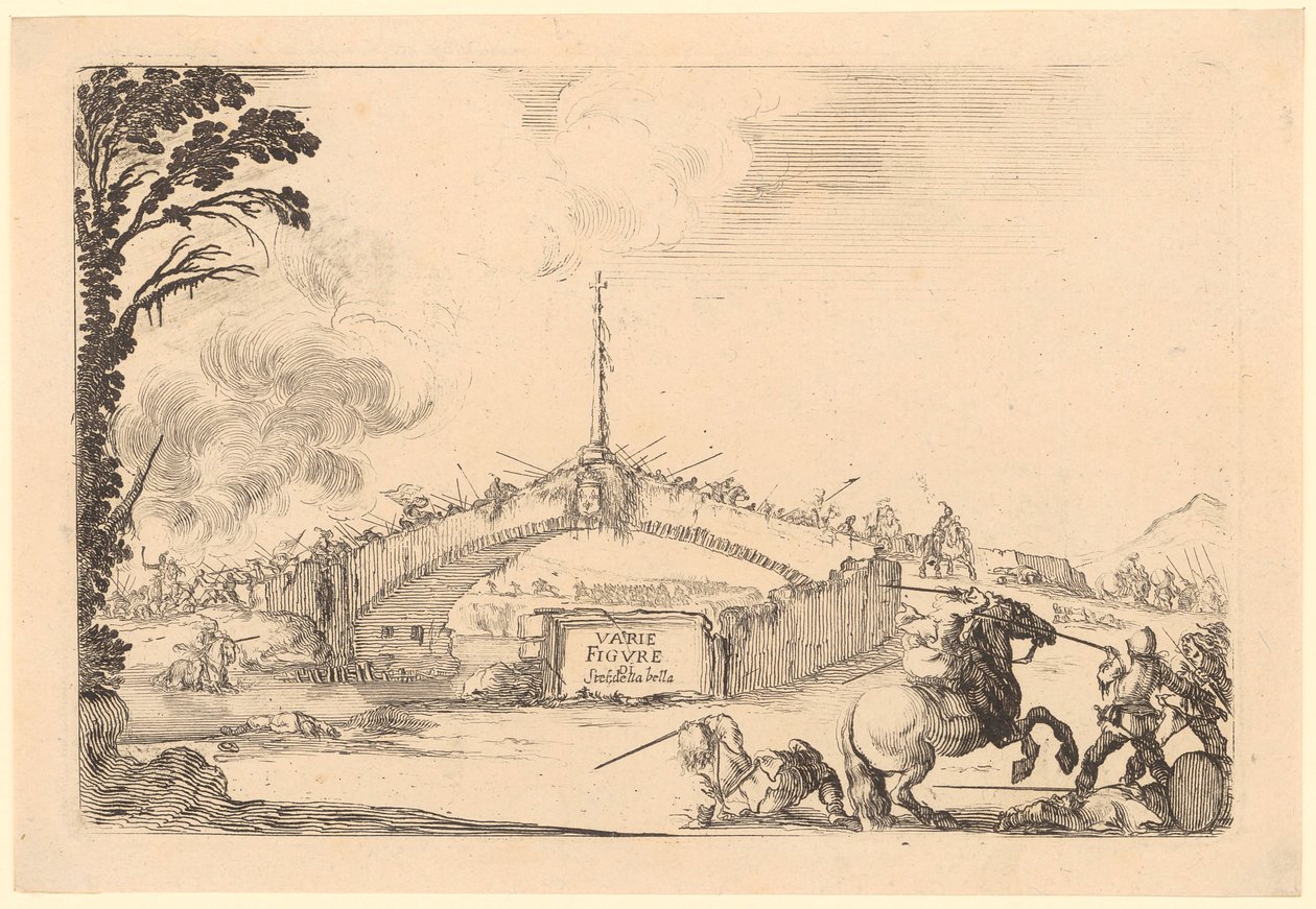 Title Page of the Series "Various Figures" by Stefano della Bella