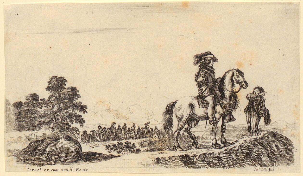 Title Page of the Series "Various Figures and Countries" by Stefano della Bella