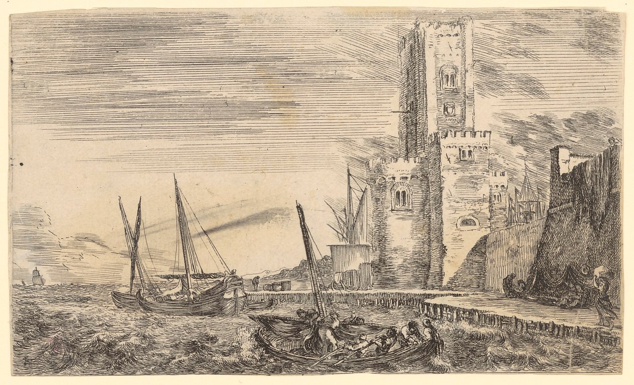 Tower of Calais by Stefano della Bella