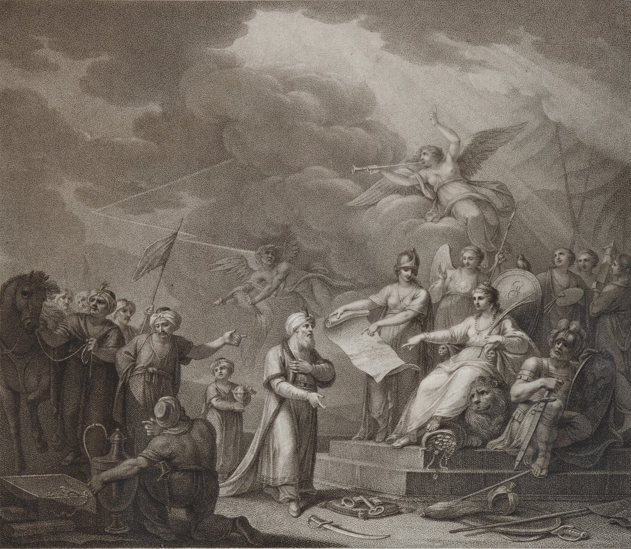 Allegory of the Treaty of Jassy, 1792 by Stephanoff