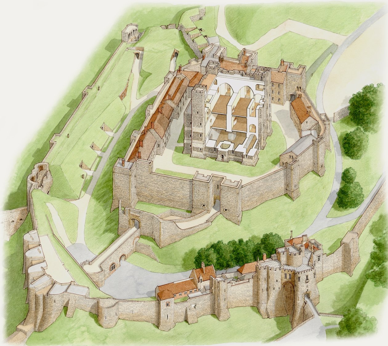 Dover Castle Today, c.1945-2023 by Stephen Conlin