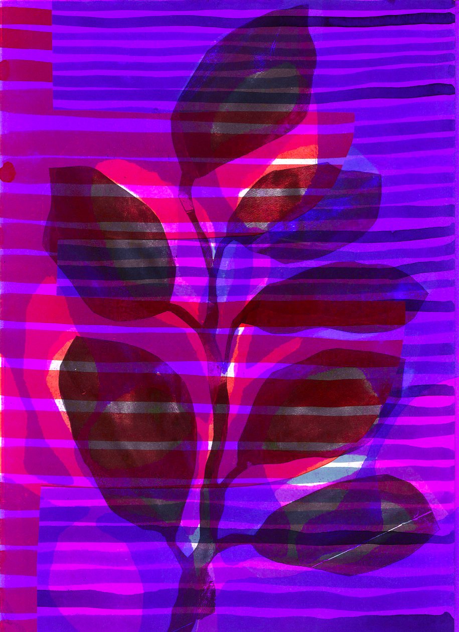 Botanical Stripe I by Stephen Dow