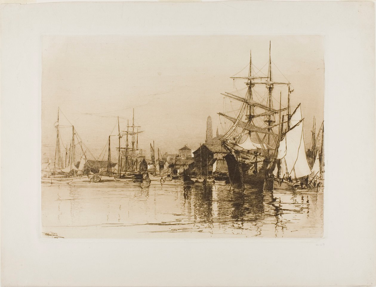 The Inner Harbor, Gloucester by Stephen Parrish