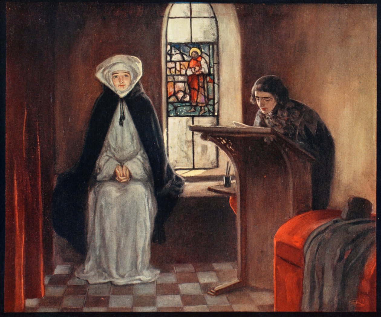 Saint Catherine of Sienna, illustration from 'Helmet & Cowl: Stories of ...