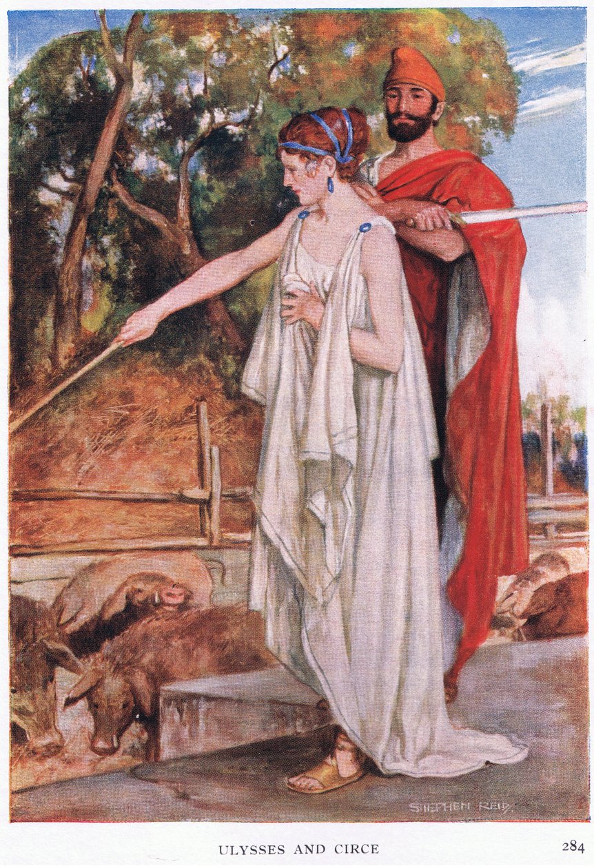 Ulysses and Circe by Stephen Reid