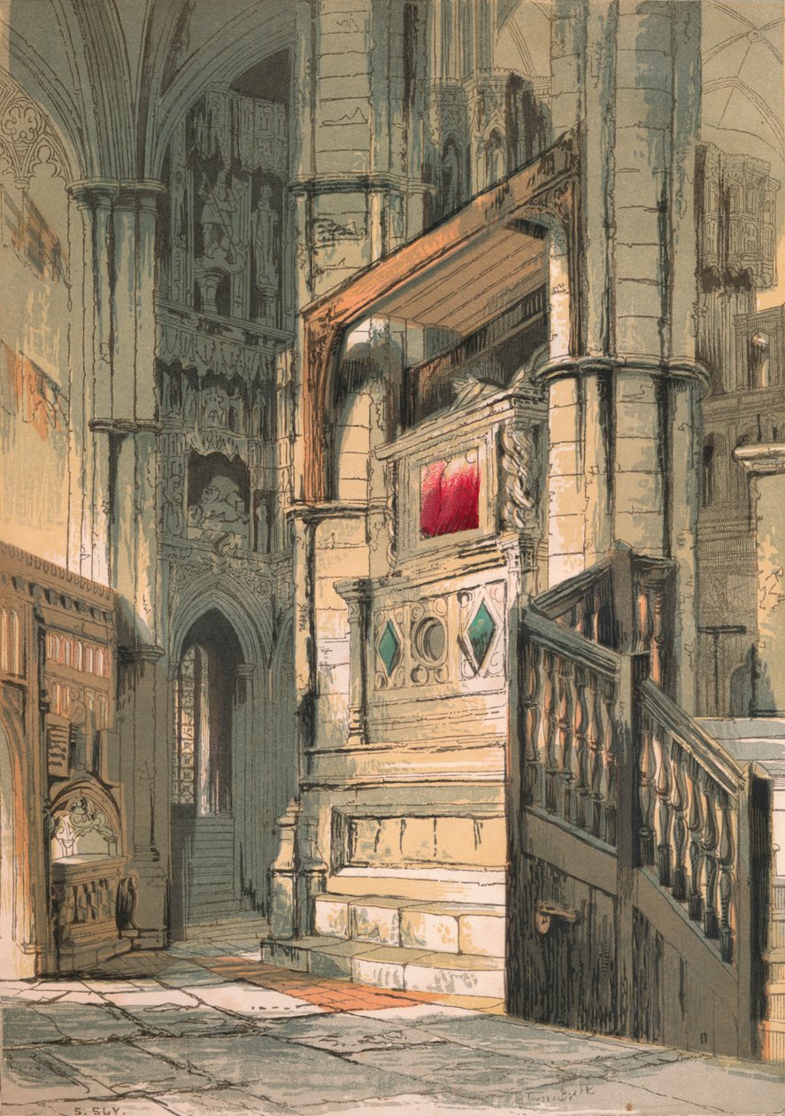 Westminster Abbey. Southern Aisle of the Choir by Stephen Sly