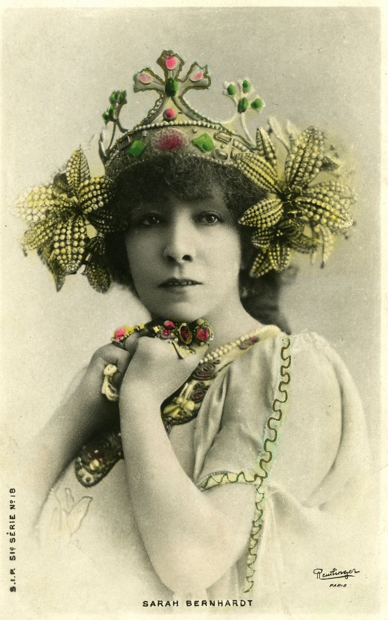 Henriette Rosine Bernard aka Sarah Bernhardt as 'The Distant Princess ...