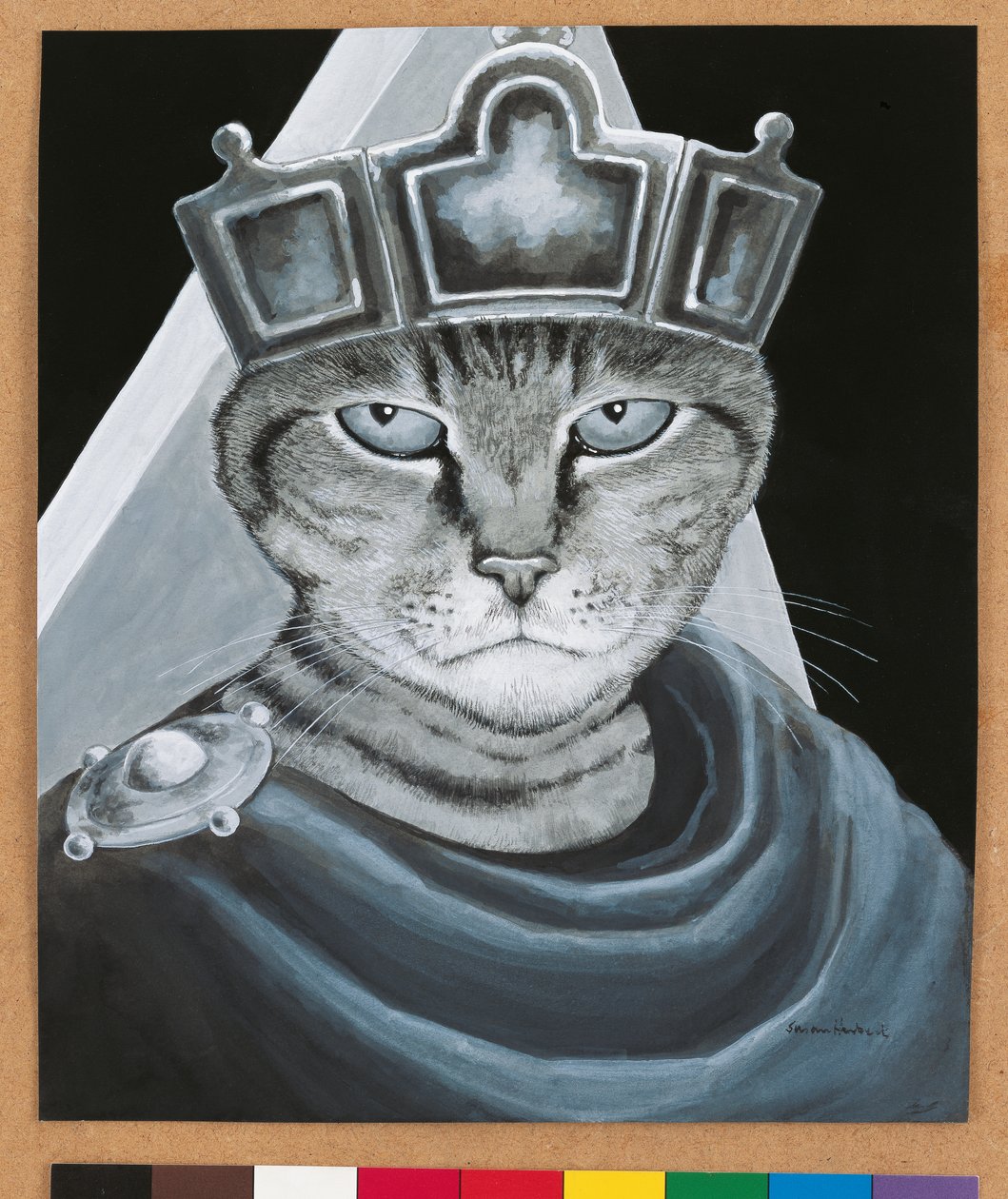 Illustration from Cats Galore! A Compendium of Cultured Cats by Susan Herbert