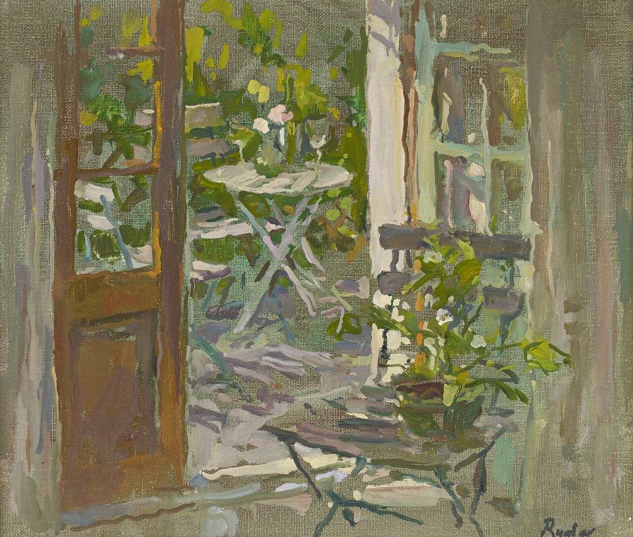 Terrace Chairs by Susan Ryder: Buy fine art print