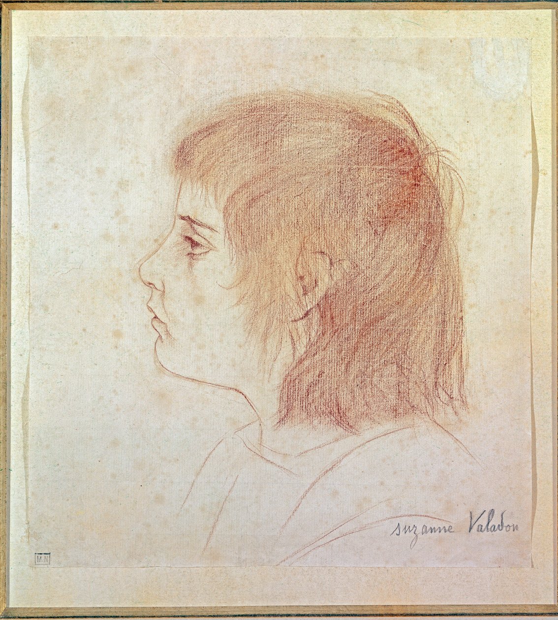Portrait of the painter Maurice Utrillo as a child by Suzanne Valadon