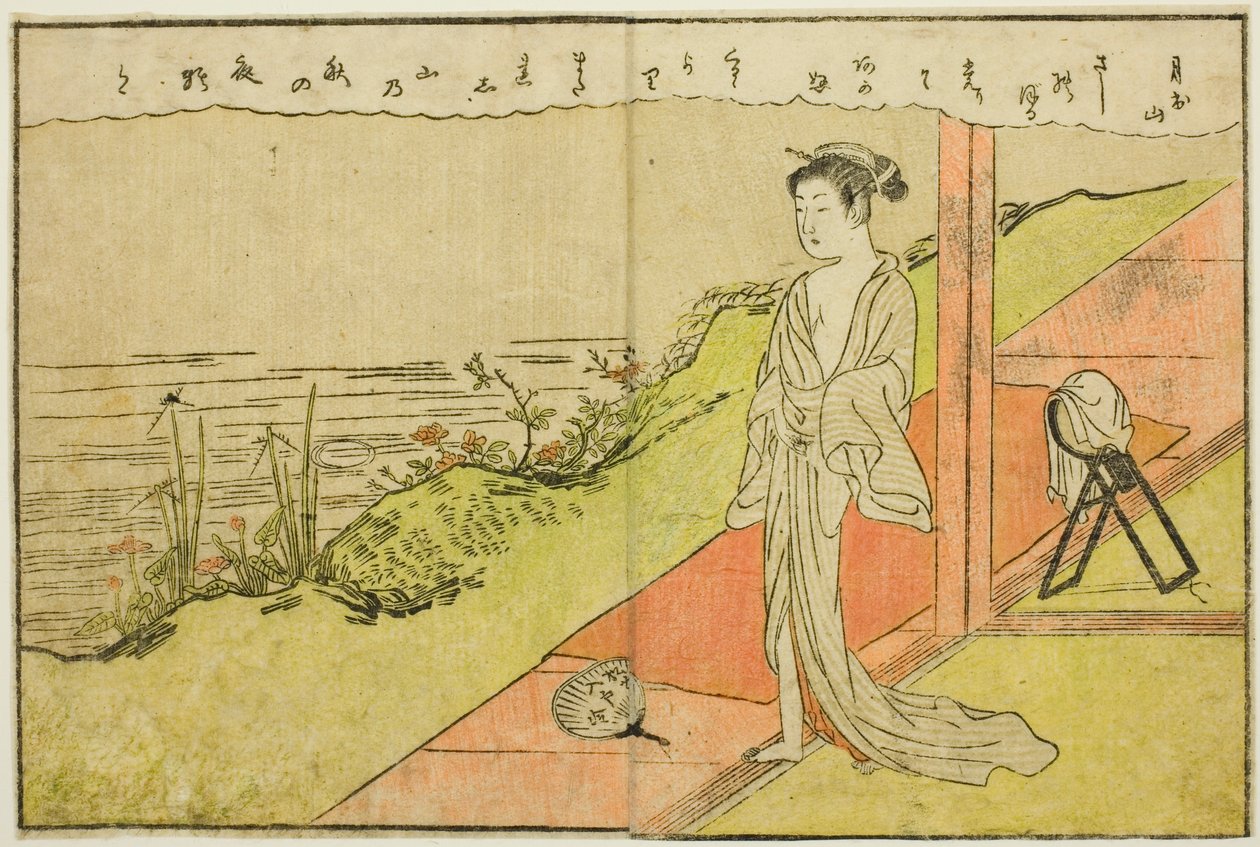 Double-page Illustration from Vol. 1 of "Picture Book of Spring Brocades" by Suzuki Harunobu