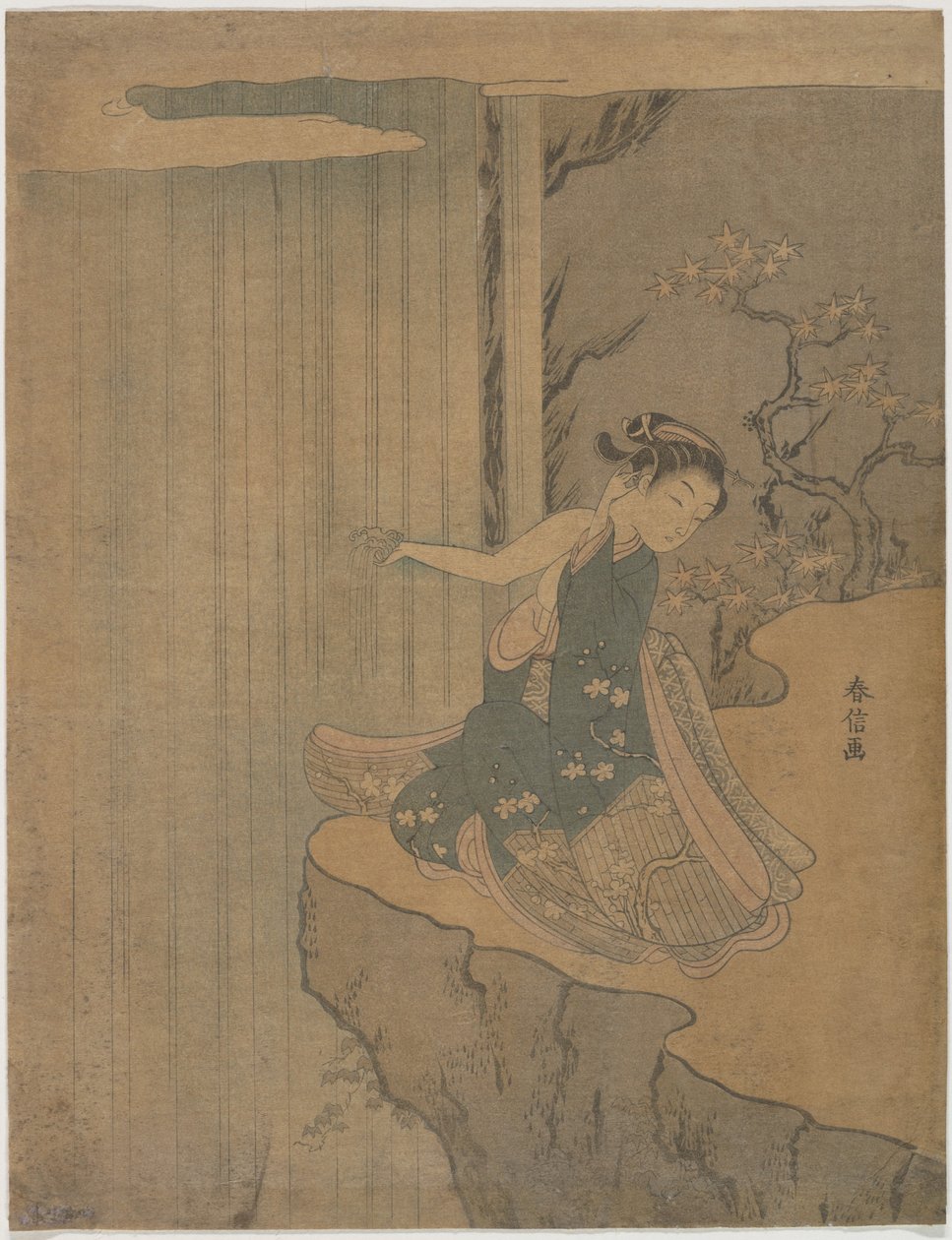 Parody of the Legend of Kyoyu and Sofu by Suzuki Harunobu
