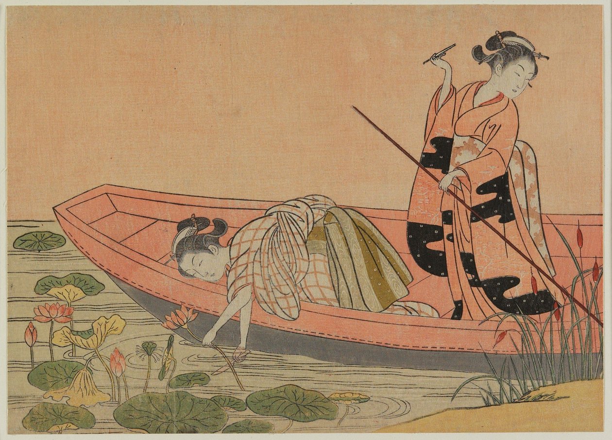 Visual Parody of Zhou Maoshu (later edition) by Suzuki Harunobu