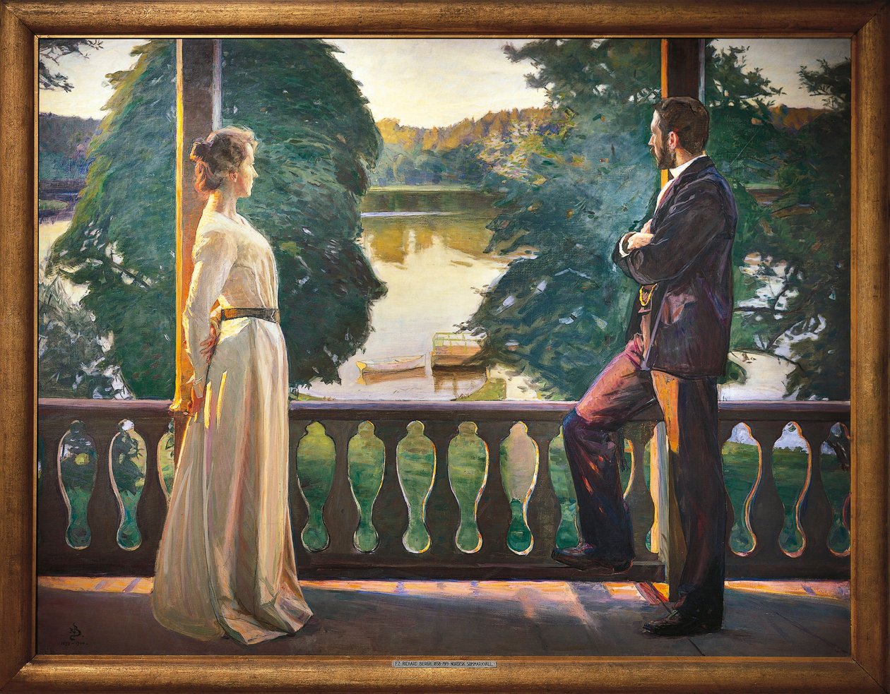 Nordic Summer Evening by Sven Richard Bergh: Fine art print