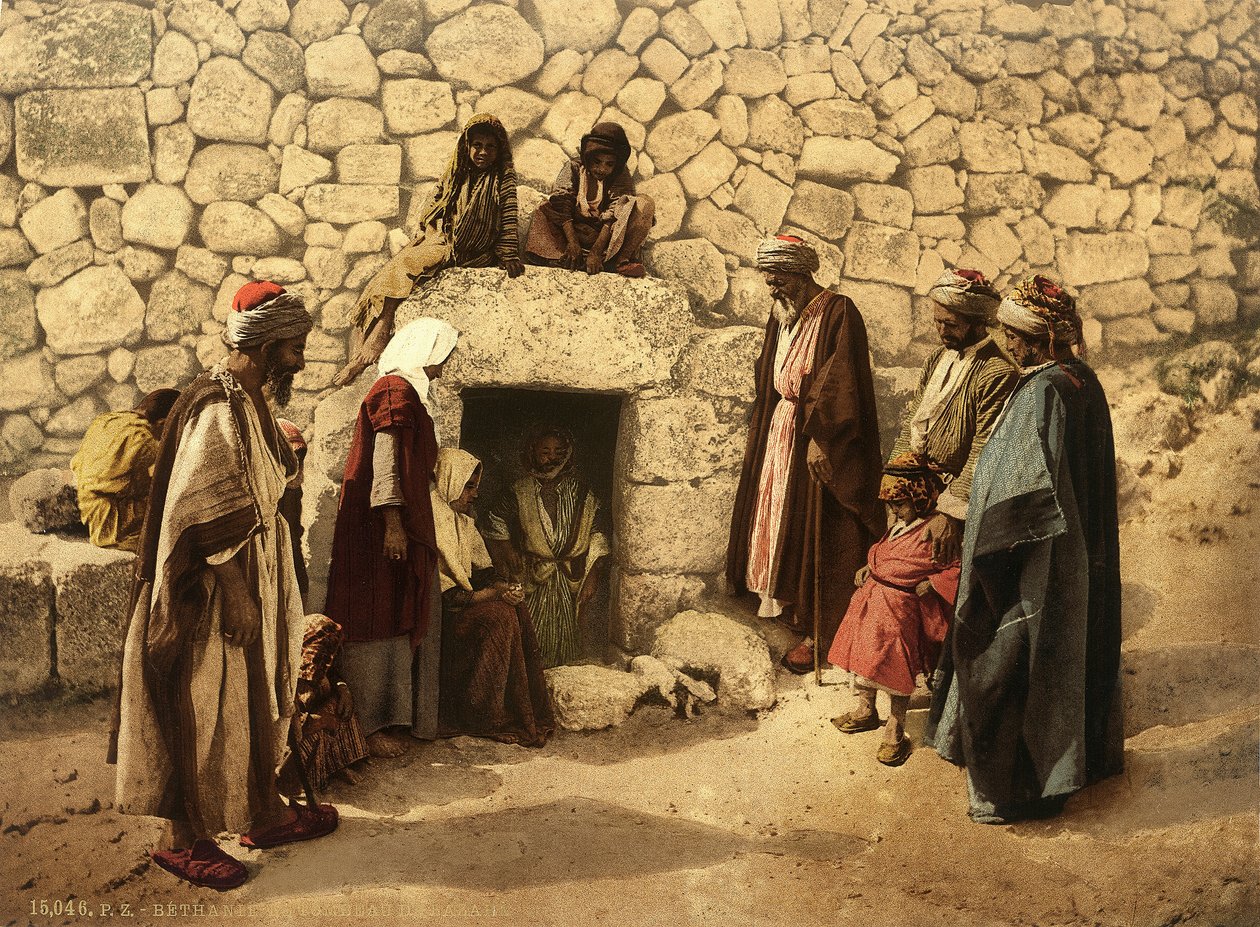 Tomb of Lazarus (al-Azariyya) at Bethany by Swiss Photographer