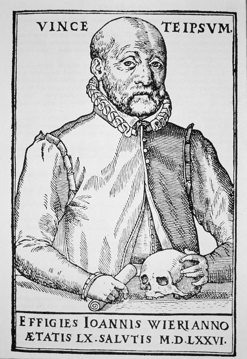 John Wier, copy of an illustration from De Lamiis Liber, Basel 1577 ...