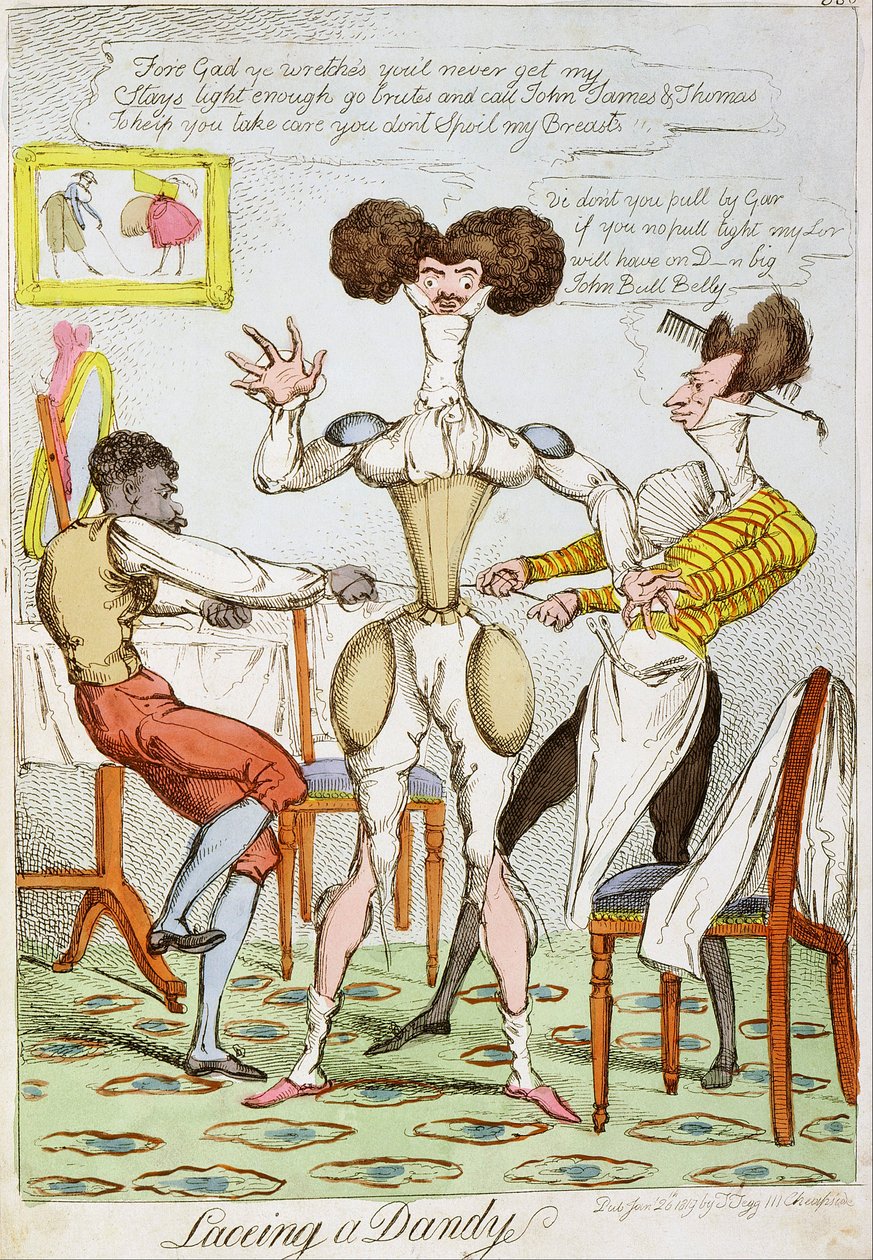 Lacing a Dandy by T. Tegg