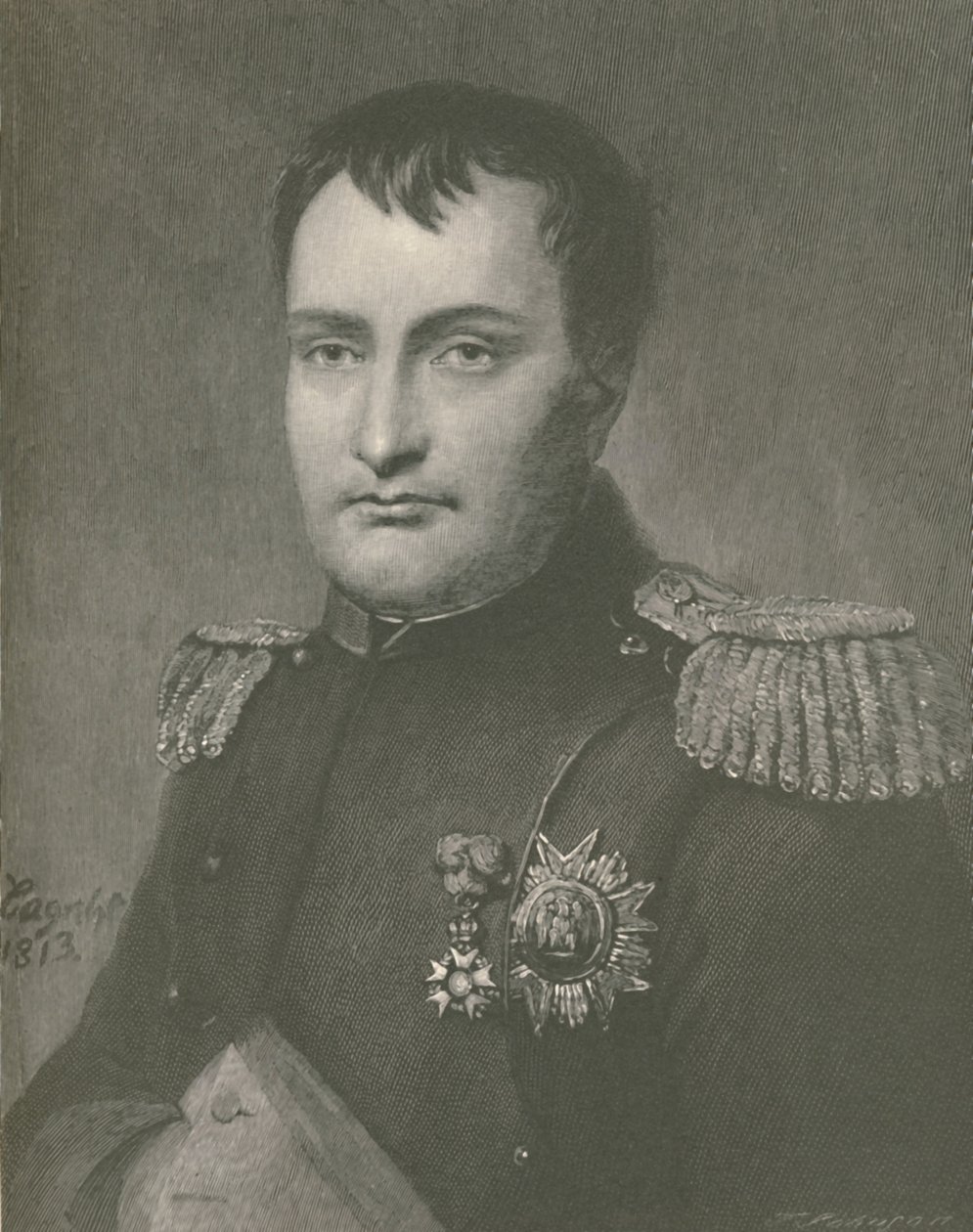 Napoleon in 1813, 1896 by T. Johnson