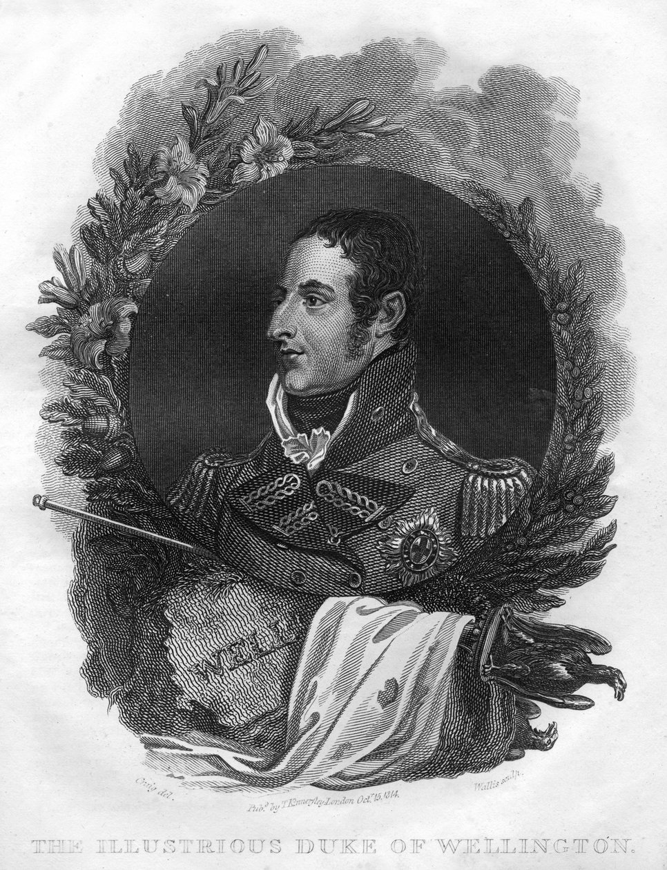 Arthur Wellesley, the 1st Duke of Wellington by T. Wallis