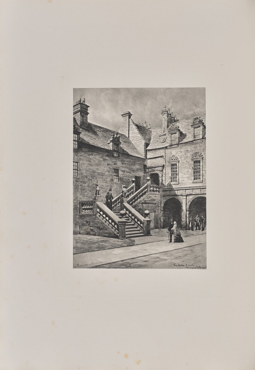 The Outer Court, College by T. and R. Annan and Sons