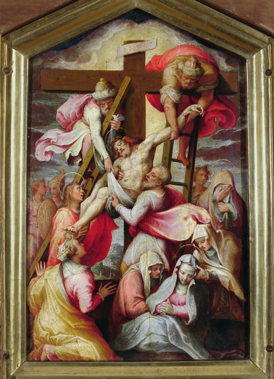 Descent from the Cross by Taddeo Zuccari