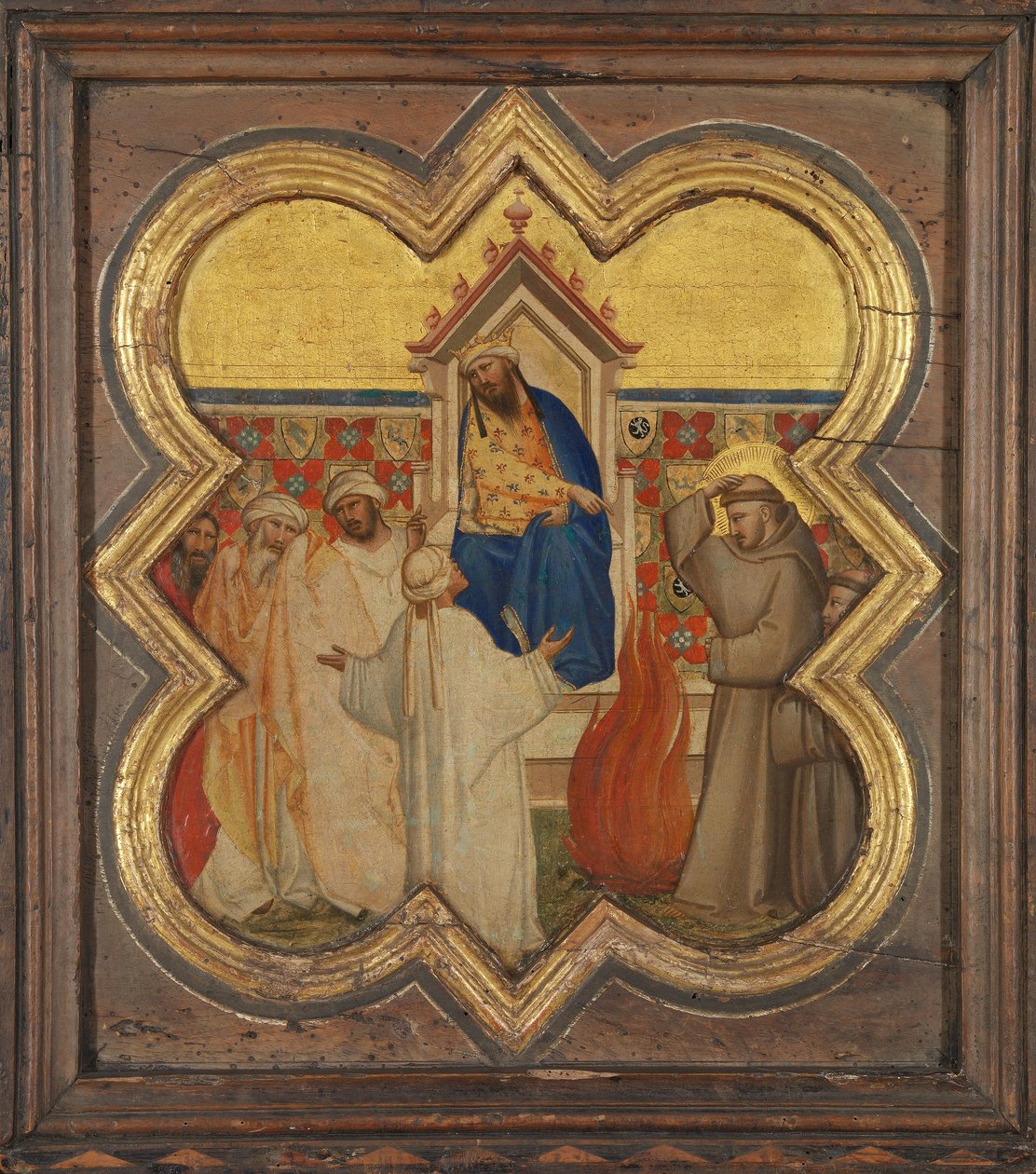 Trial by Fire Before the Sultan by Taddeo Gaddi
