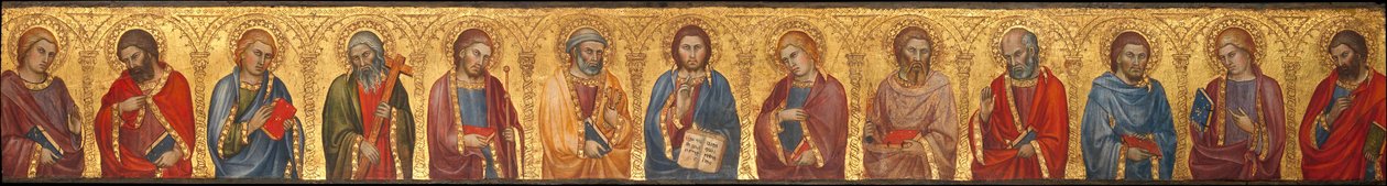Christ and the Twelve Apostles by Taddeo di Bartolo