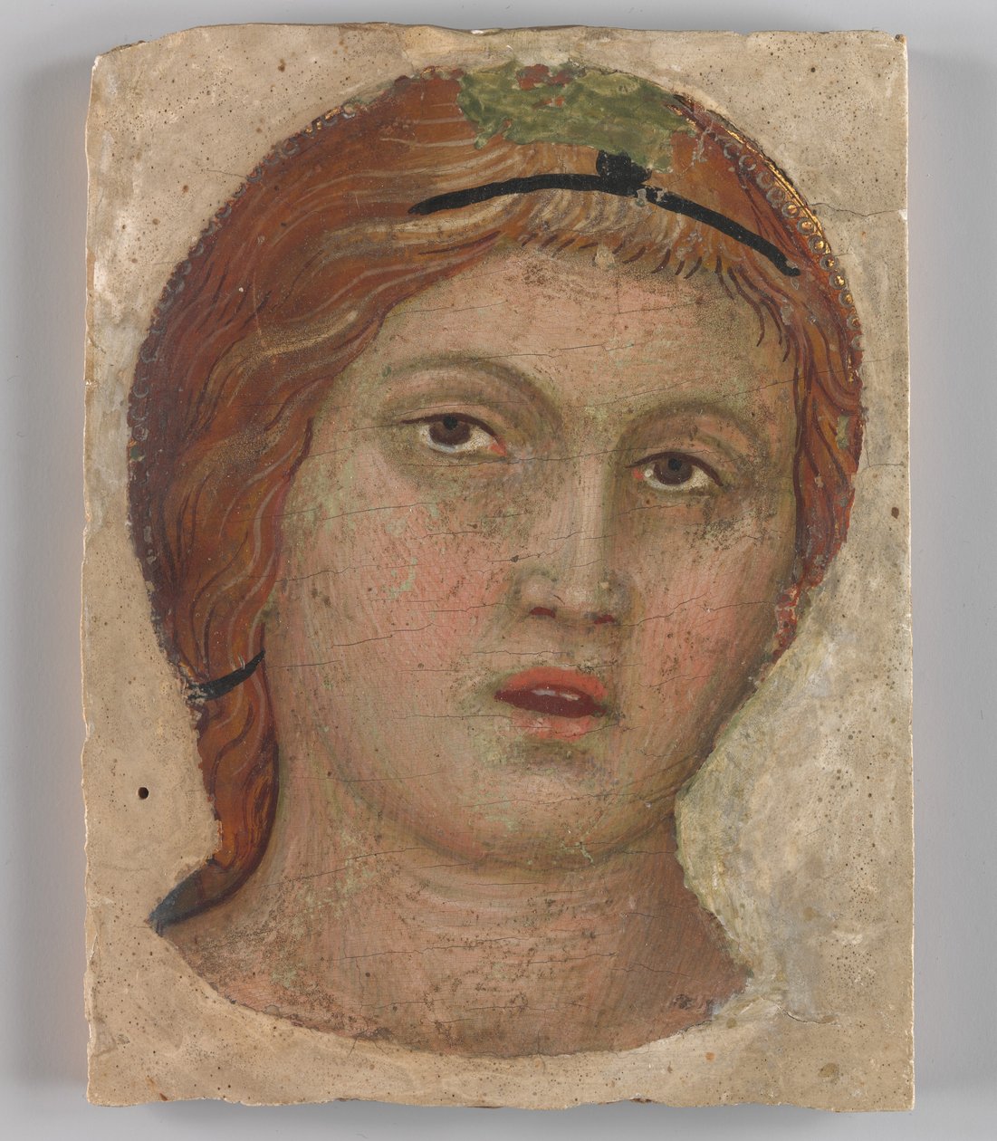Head of an Angel in Full Face by Taddeo di Bartolo