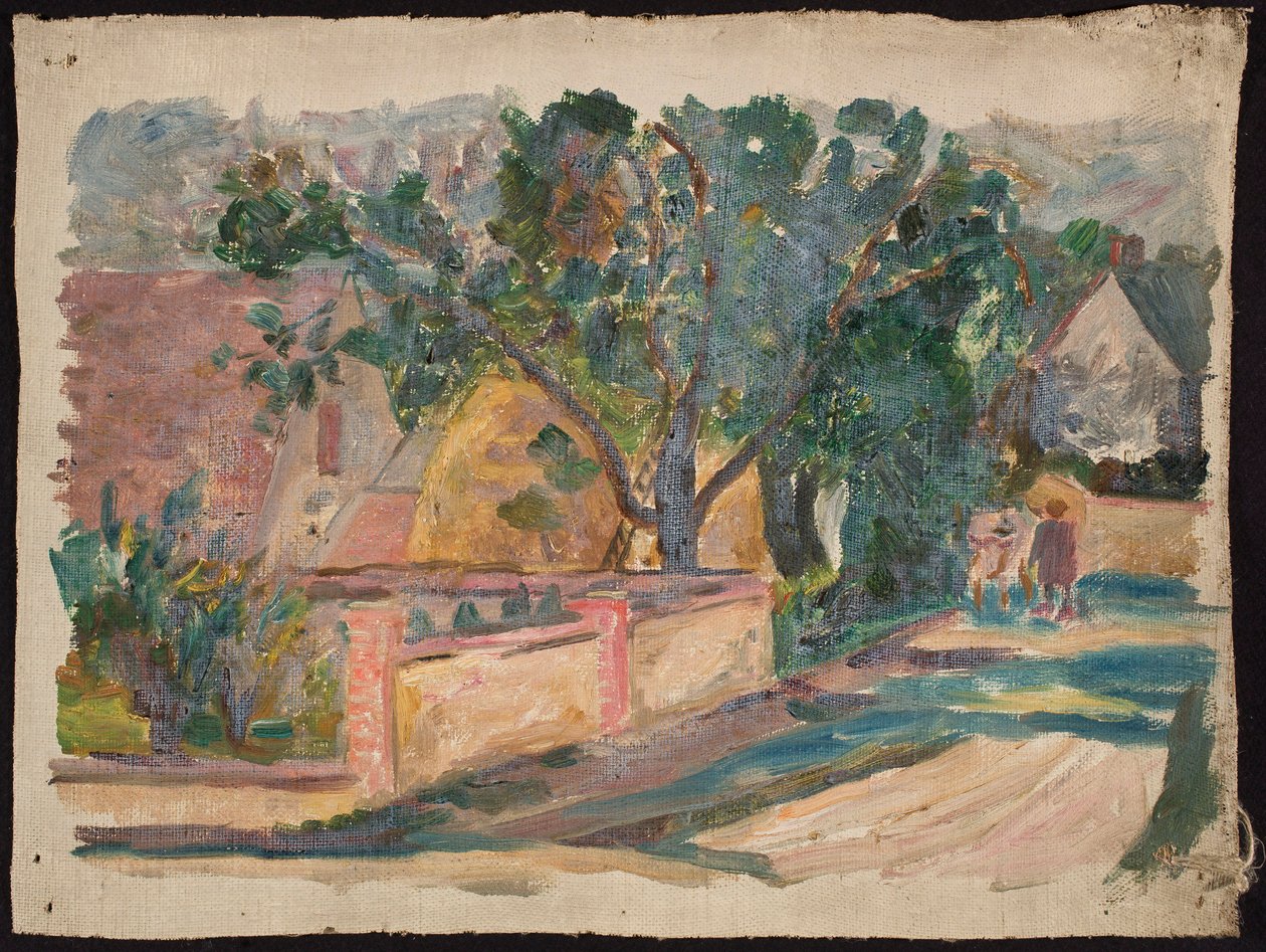 House by the Road by Tadeusz Makowski