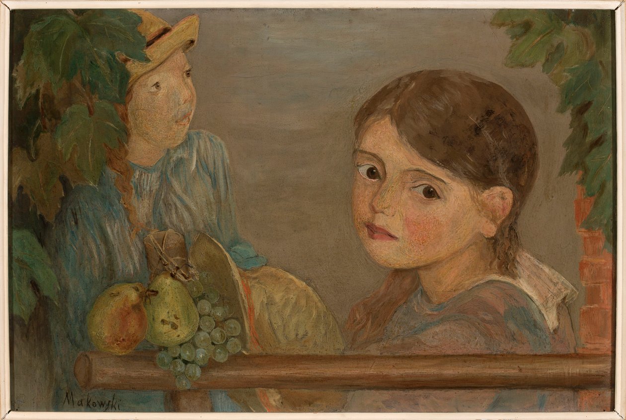 Girls with Grapes by Tadeusz Makowski