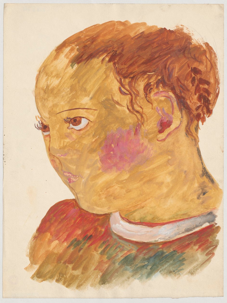 Head of a Girl by Tadeusz Makowski