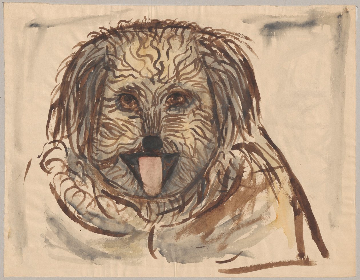 Head of a Dog by Tadeusz Makowski