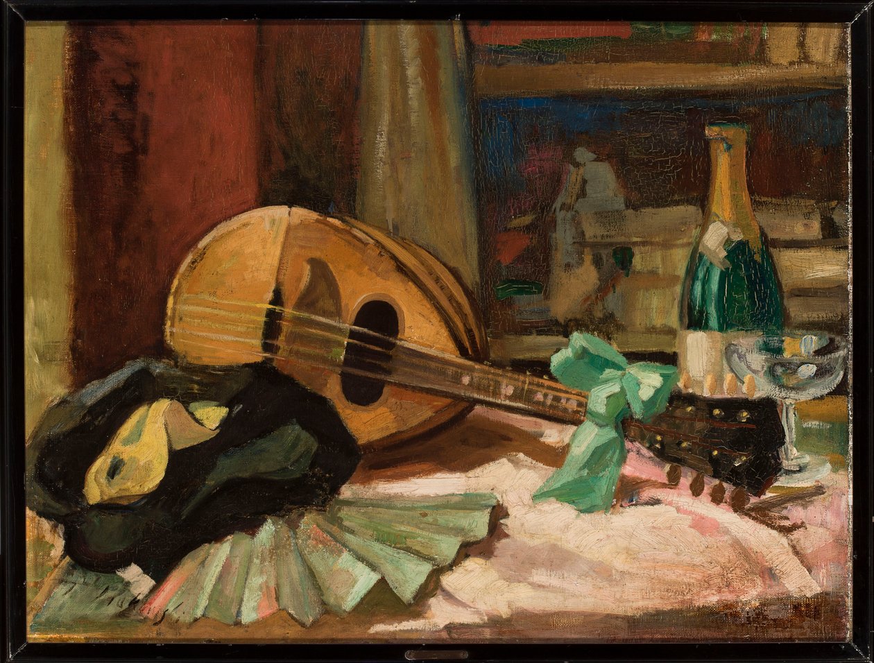 Still Life with Mandolin by Tadeusz Makowski