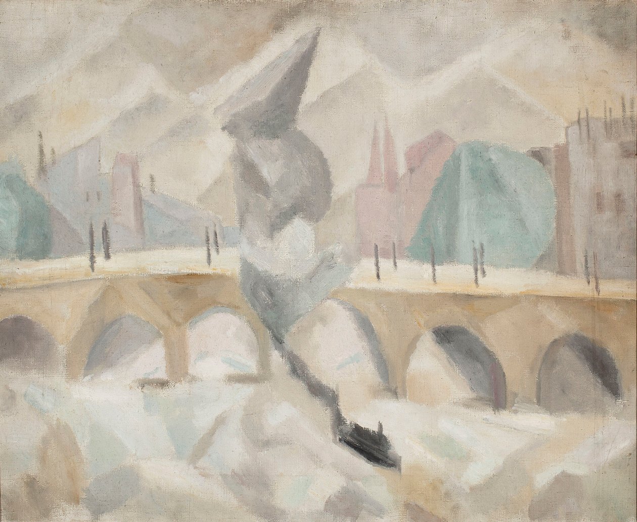 Bridge on the Seine by Tadeusz Makowski