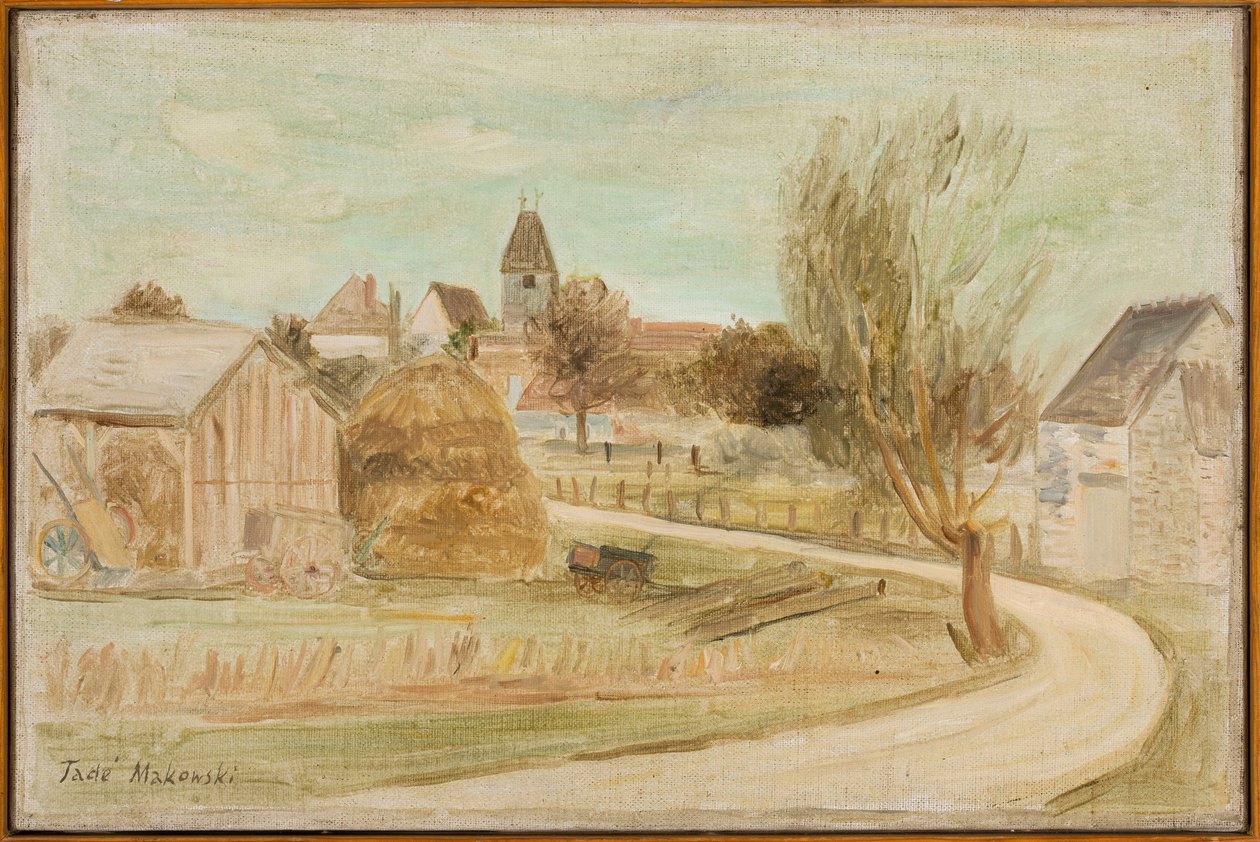 At the Edge of the Village by Tadeusz Makowski