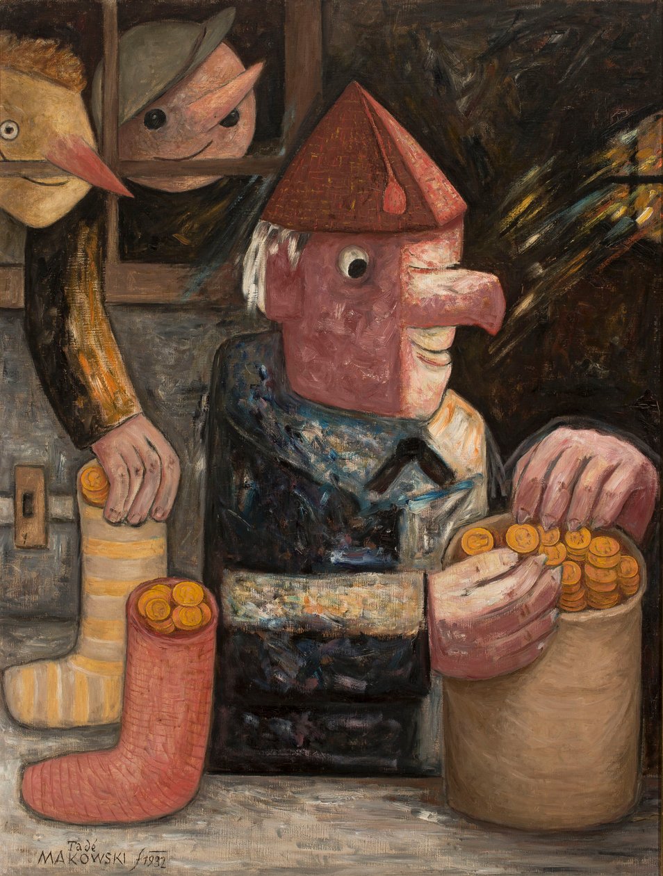 The Miser by Tadeusz Makowski
