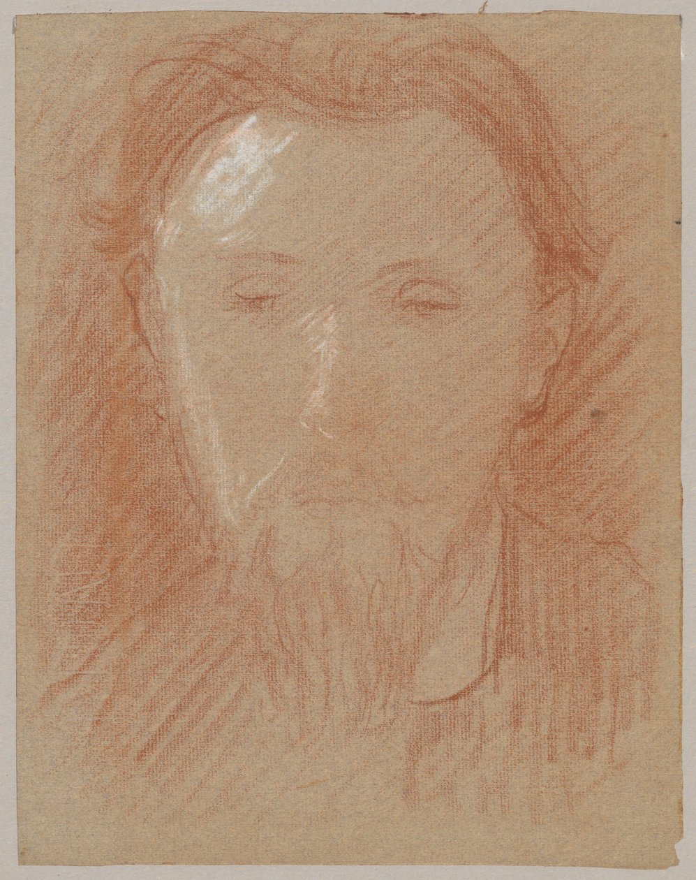 Portrait Study of a Young Man with a Beard by Tadeusz Makowski
