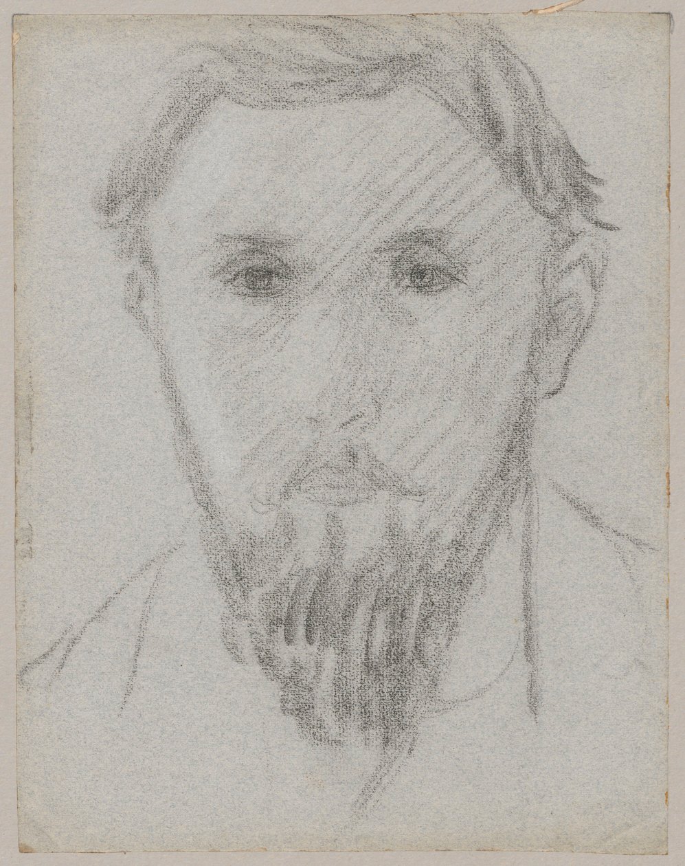 Portrait Study of a Young Man with a Beard by Tadeusz Makowski