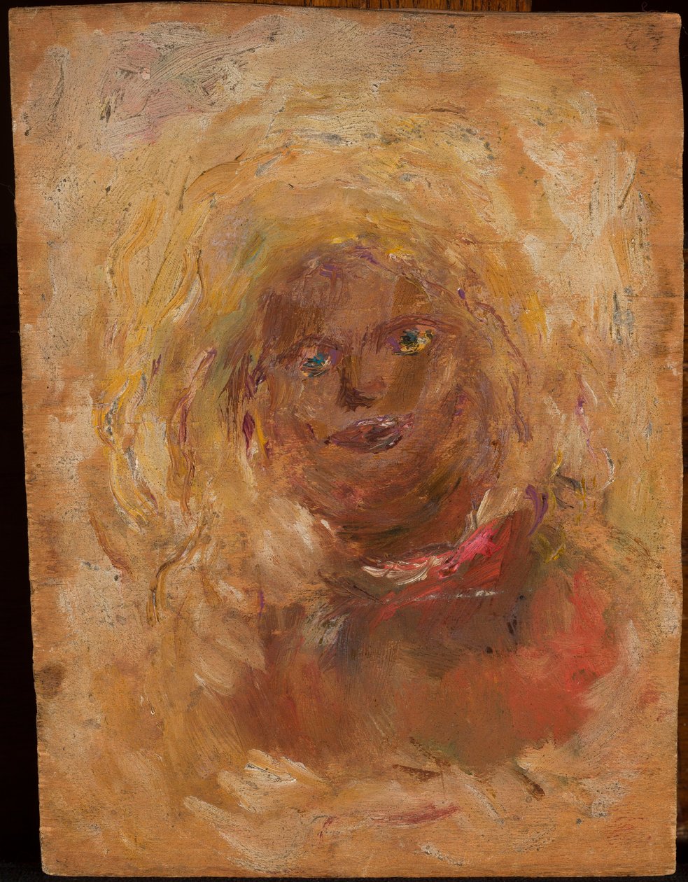 Head Sketch with Light Hair by Tadeusz Makowski