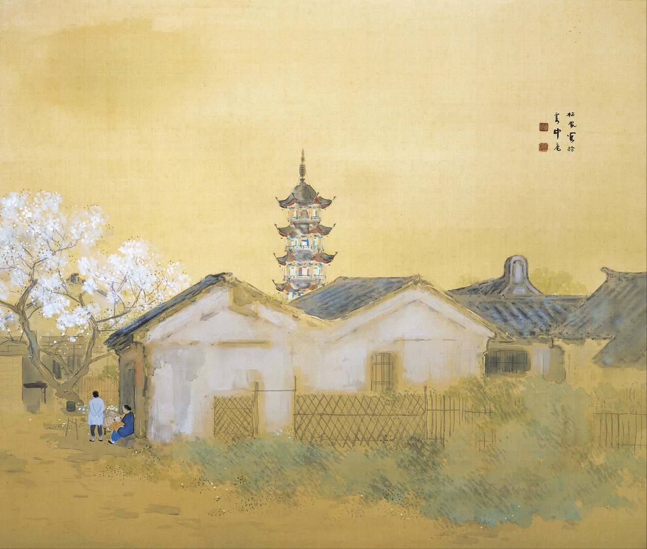 Calm Spring in Jiangnan by Takeuchi Seiho